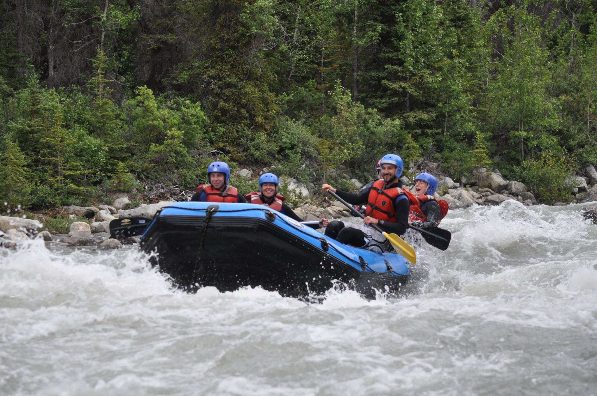 Exciting rapids await on the Blanchard River